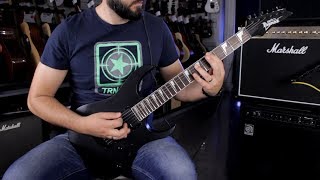 IBANEZ GIO GRG 121 DX BKF  Demo [upl. by Ecinnaj]