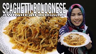 Masak SPAGHETTI Resep Komplit  WhatIEatForDinner Ep1 [upl. by Elleyoj190]