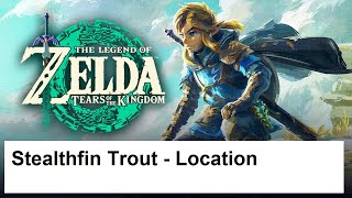 The Legend of the Zelda Tears of the Kingdom  Stealthfin Trout  Location [upl. by Aitnohs]