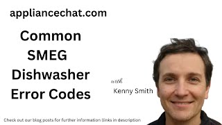 SMEG Dishwasher Error Codes [upl. by Laney]