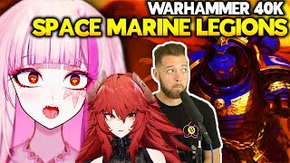 VTubers react to Every Single Warhammer Space Marine Legion in a Nutshell  Matara Kan amp Zentreya [upl. by Arytal]