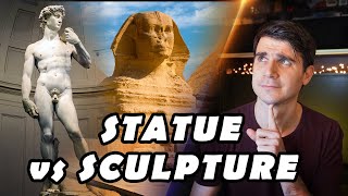 Statue vs Sculpture explained in 3 minutes [upl. by Luane]