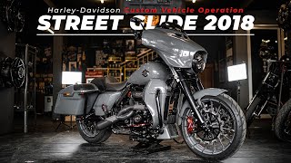 REVIEW HARLEYDAVIDSON CVO STREET GLIDE 2018 GUNSHIP GREY  THE VLOGS  67 [upl. by Soirtimid]