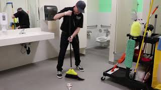 Janitorial Restroom Cleaning StepByStep Training [upl. by Lenni]