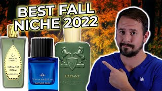 Top 10 NICHE Fall Fragrances For Men 2022  Best Autumn Colognes [upl. by Ocirema733]