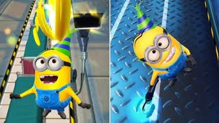 Minion Rush Partier Minion Commits Despicable Actions With Freeze Ray at Prison amp Grus Lab [upl. by Atteynot125]