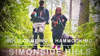 Wild Camping amp Hammocking at Simonside Hills [upl. by Onairotciv]