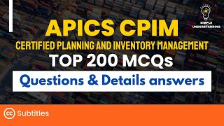 APICS CPIM Exam Prep 200 MCQs with Detailed Solutions [upl. by Eniamrej738]