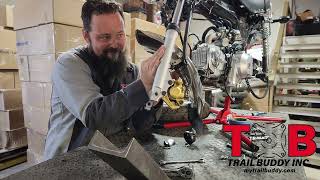 Building a Honda CT70 out of an Ice Bear Champion Part 3 Tires and Front Fender [upl. by Emie309]