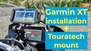 Garmin XT installation on a BMW R1200 GSA [upl. by Fanchie]