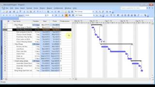 Microsoft Project 2007 Pt 1 Tasks [upl. by Niletak]