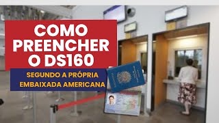 como preencher o ds 160 comopreencherods160 ds160 vistoamericano2024 [upl. by Nevak]