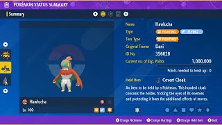 Hawlucha  Solo  7 Star Infernape Raid  Pokemon ScarletViolet [upl. by Gollin]