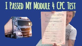 Become An HGV Driver CPC Module 4 Test amp Result [upl. by Oneal]