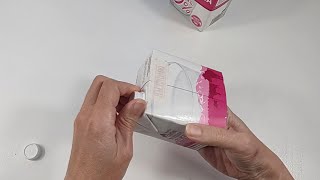 ¡¡No tires las cajas de leche o jugos manualidades diy diy reciclaje ideas artesanto [upl. by Ardnaxila]