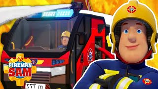 Fireman Sam and Jupiter To The Rescue  Fire Truck 1 hour compilation  Safety Cartoon [upl. by Htinek]