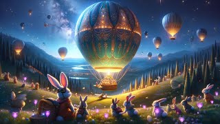 Easter Bunny Rabbits Forest Scenes  Calming Music Background Playlist to Study Relax or Focus [upl. by Eanrahc]