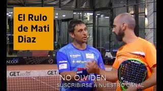 padel bandeja Matías Díaz La bandeja rulo y la víbora [upl. by Akinirt]