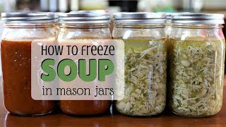 Freezing Soup in Glass  Organizing a Soup Swap [upl. by Dray]