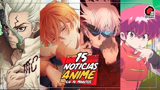 🤯 15 noticias de ANIME ÉPICAS que te dejarán SIN ALIENTO en 10 minutos [upl. by Eitra]