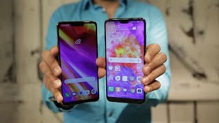 LG G7 ThinQ vs Huawei P20 Pro ¿Cuáles son las diferencias [upl. by Ormond]