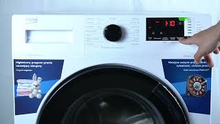 Washing Machine BEKO WUE6512WPBSE  Activate Rinse Aid  Turn On Rinse Aid Function [upl. by Samot540]