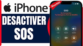 Comment Desactiver Sos Sur Iphone  En 2025 [upl. by Fiester]