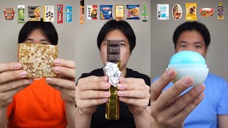 COMPILATION EATING RANDOM FOOD FROM CONVENIENCE STORE [upl. by Troc306]