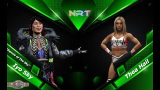 Iyo Sky vs Thea Hail l NRT l WWE 2K24 [upl. by Halsey330]