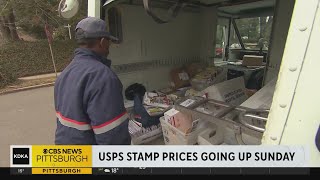 USPS stamp prices set for increase on Sunday [upl. by Hooke692]