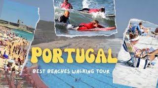 Best Portugal Beaches Carcavelos Praia Grande Walking Tour Sintra Cascais [upl. by Adnaral]