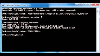 Configurando el entorno Java Windows desde la consola [upl. by Rfinnej]