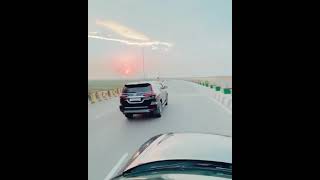 Badnam Gabru  Close Call Black Fortuner In Highway [upl. by Florine]