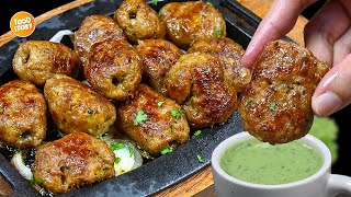 Sizzling Gola Kabab RecipeSoft and Juicy Kabab RecipeBakra Eid Special Recipe by Samina Food Story [upl. by Arlinda980]