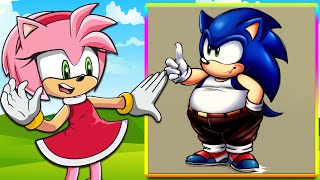 Sonic and Amy react to TikToksThemselvesMemes  24 [upl. by Ylrehc672]