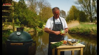 WBQA Culinair koken met Frank  Gevulde Lamsrack met echte Lentegroenten [upl. by Soluk]