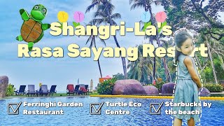 Malaysia  ShangriLas Rasa Sayang Resort Penang  Ferringhi Garden  Starbucks  Eco Centre  Spa [upl. by Ahsuas]