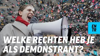 Welke rechten hebben demonstranten  Demonstratierecht uitgelegd 13 [upl. by Esbensen]