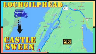 Lochgilphead to Castle Sween  Scenic Roadtrip Argyll amp Bute Scotland 4K Drive [upl. by Annohsak830]