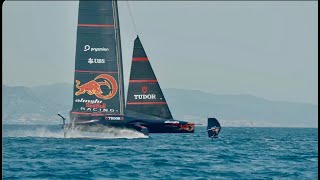 RACING the FASTEST SAILBOAT in the WORLD on my FOIL AC 75 Alinghi Red Bull Racing [upl. by Ariait]