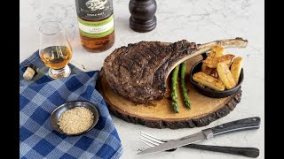 Tomahawk Steaks with Scotch Salt Recipe [upl. by Naruq]