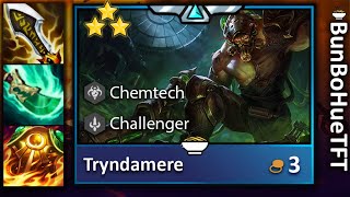 Full TFT Chemtech Army Tryndamere Carry 5 ChemtechTeam Comp TFT 65 Tryndamere  TFT PBE Set 65 [upl. by Kieryt]