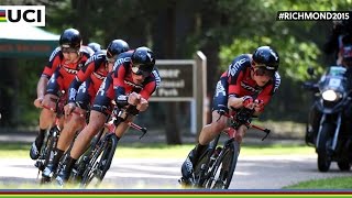 Mens Team Trial Highlights  2015 Road World Championships Richmond USA [upl. by Spike]