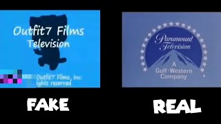 Fake Outfit7 Logo History VS Real Comparison [upl. by Siramaj]