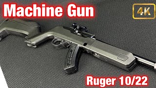 Ruger 1022 Machine Gun Full Auto Magazine Testing [upl. by Dnallor357]