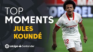 TOP MOMENTS Jules Koundé LaLiga Santander [upl. by Alyakcim540]