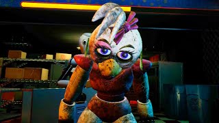 GLAMROCK CHICA me HACE VOMITAR y DEJO de JUGAR  Five Nights at Freddys Help Wanted 2 FNAF [upl. by Elvie801]