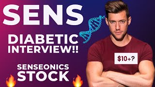 SENS STOCK 15  DIABETIC INTERVIEW  HUGE FDA CATALYIST amp SENSEONICS STOCK TECHNICAL ANALYSIS [upl. by Gilman728]