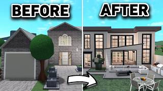 RENOVATING MY FIRST BLOXBURG HOUSE [upl. by Gwenette]