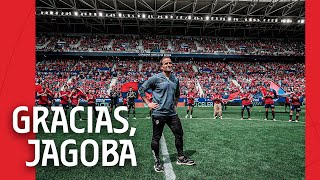 ¡Gracias Jagoba Eskerrik asko Jagoba  Club Atlético Osasuna [upl. by Ahsehat]